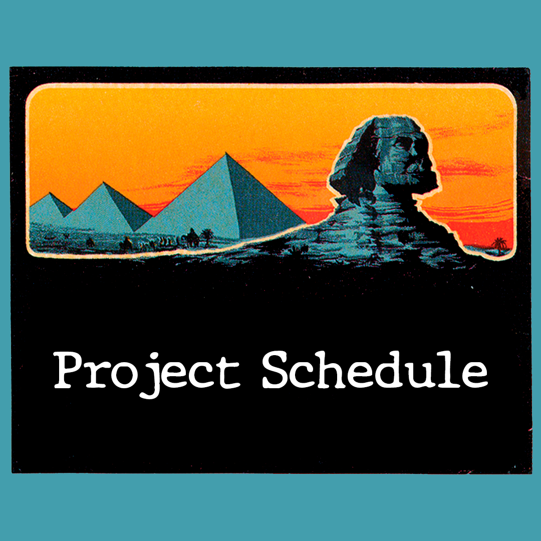 Project Schedule The Shaped Marketer